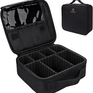 Black Toiletry Bag for Women